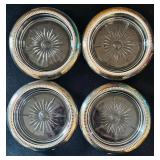 Collection of Silverplated Serving Pieces, Flatware, and Candle Holders