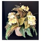 Pretty Petite Ceramic Pot with Faux Florals