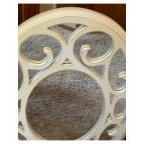 Gorgeous White Wood Framed Wall Mirror