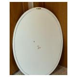 Gorgeous White Wood Framed Wall Mirror