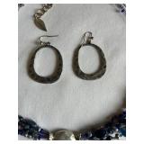 Beautiful Necklace in a Variety of Beautiful Hues, with Matching Earrings