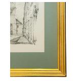 Pencil Print Drawing Titled "Lion VIII" by the Swedish artist Bror Hjorth.