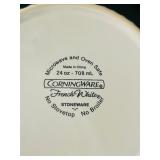 White Corning Ware Oven Safe Bakeware