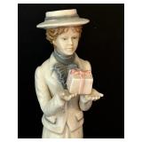 Pretty Porcelain Victorian Woman Figurin