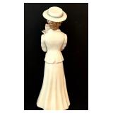 Pretty Porcelain Victorian Woman Figurin