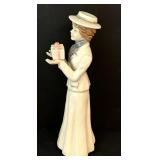 Pretty Porcelain Victorian Woman Figurin