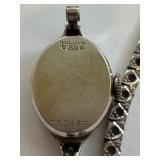 Vintage Bulova 14k White Gold Ladies Wristwatch with Detached Partial Band