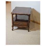 French Provincial Single Drawer Side Table