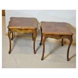 Elegant French Provincial Side Table Pairing