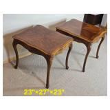 Elegant French Provincial Side Table Pairing