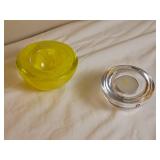 Iittala & Kosta Bota Art Glass Candle Holders