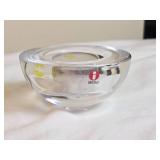 Iittala & Kosta Bota Art Glass Candle Holders