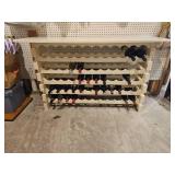 Tongue and Groove Wine Rack