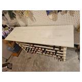 Tongue and Groove Wine Rack