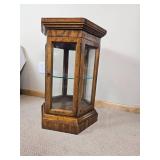 Hexagonal Curio Side Table from Drexel