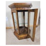 Hexagonal Curio Side Table from Drexel