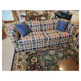 Cozy Plaid Traditional Sofa A