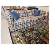 Cozy Plaid Traditional Sofa A