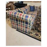 Cozy Plaid Traditional Sofa A
