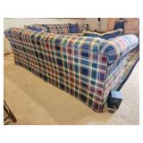 Cozy Plaid Traditional Sofa A