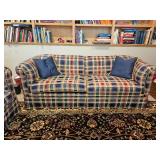 Cozy Plaid Traditional Sofa B