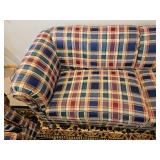 Cozy Plaid Traditional Sofa B