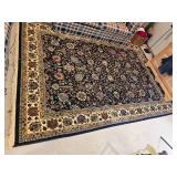 Black Traditional Karastan Style Oriental Area Rug