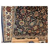 Black Traditional Karastan Style Oriental Area Rug