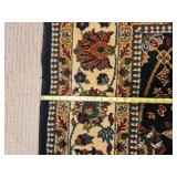 Black Traditional Karastan Style Oriental Area Rug