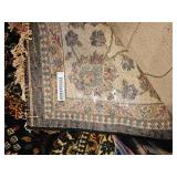 Black Traditional Karastan Style Oriental Area Rug