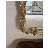 Stunning Gilt French Provencial Mirror with Scalloped Detail
