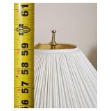 Polished Brass Barley Twist Floor Lamp Pair