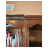 Colonial Crown Bookcase Pair
