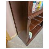 Colonial Crown Bookcase Pair
