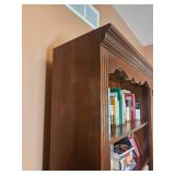 Colonial Crown Bookcase Pair