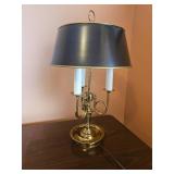 Polished Brass Bouillotte Desk Lamp