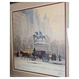 Fifth Avenue Numbered & Signed Print by Gerald Harvey Jones