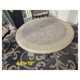 Tropitone Stone Collection Patio Cocktail Table