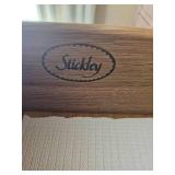 Stickley Furniture Metropolitan Chest of Drawers featuring Brushed Finish Pulls & Two Recessed Side Chests