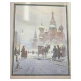 Cathedral of St. Basil Numbered & Singed Print by Gerald Harvey Jones