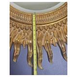 Stunning Sunburst Gilt Mental Mirror