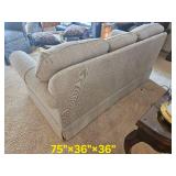 Herringbone Camel Tone Family Sofa