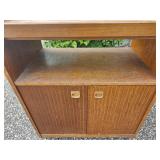 Mid Century Modern Bar Cabinet on Casters
