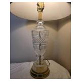 Graceful Crystal Glass Table Lamp
