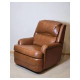 Barcalounger Tobacco Leather Recliner Chair