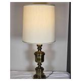 Vintage Stiffel Brushed Brass Table Lamp