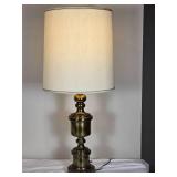 Vintage Stiffel Brushed Brass Table Lamp