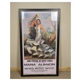 Spain Gran Festival Travel Poster Framed
