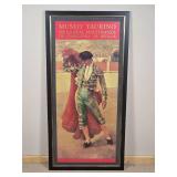 Spain Museo Taurino Travel Poster Framed