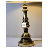 Vintage Brushed Brass Table Lamp